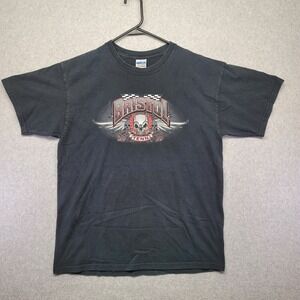 Bristol Tennessee T Shirt Large 2010 Races The Ride Of Your Life Black Graphic T
